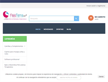 Tablet Screenshot of fisiotema.com